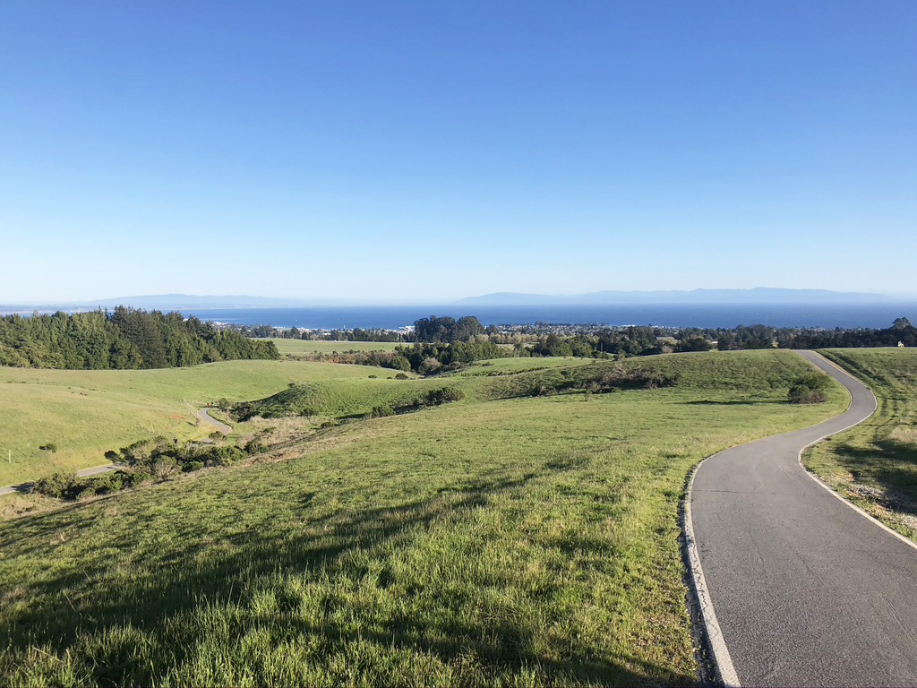 bike path and view of the bay