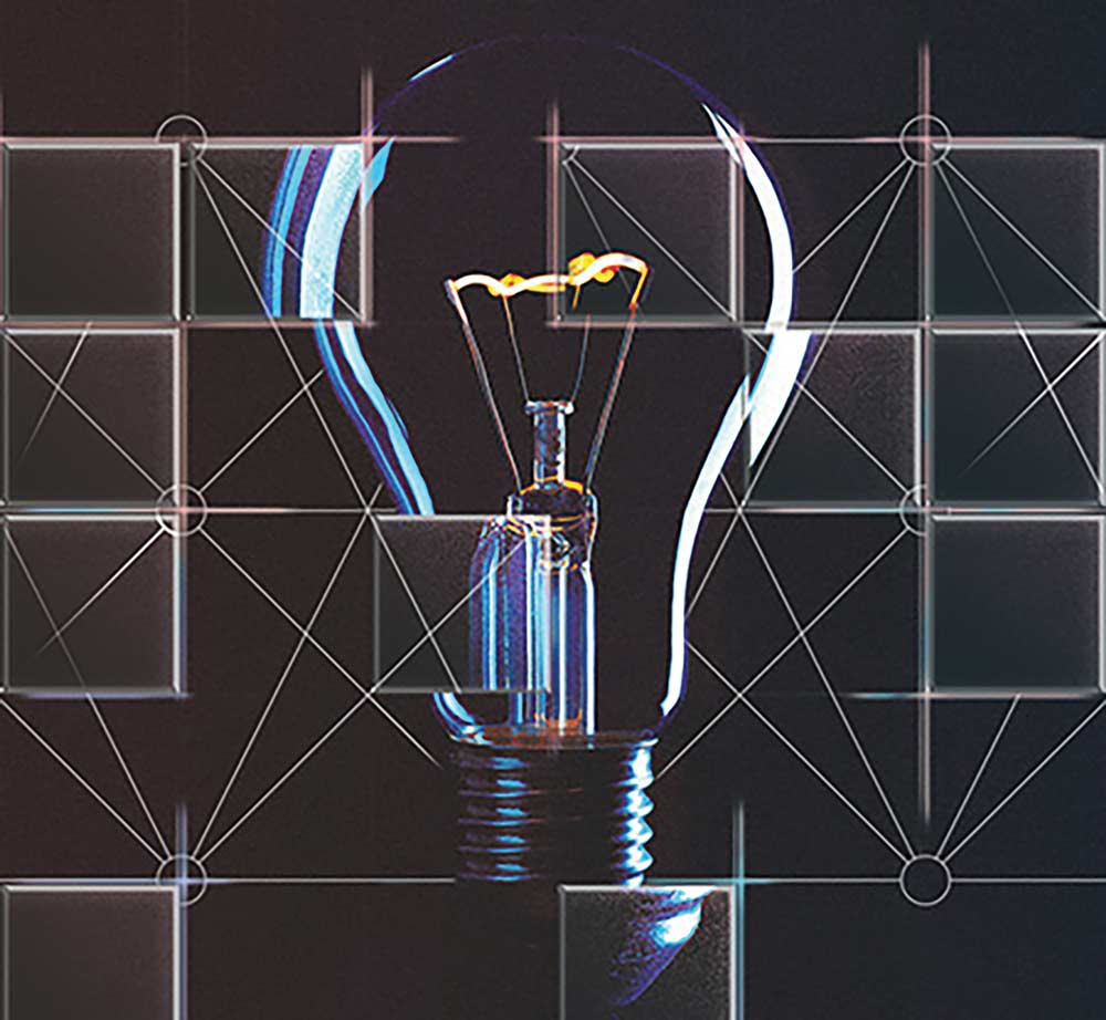 Abstract lightbulb